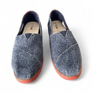 TOMS Women’s   Suede Denim Slip-Ons